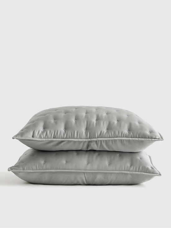 Quince Other - NWOT QUINCE Bamboo Dream Quilted Sham Set King Eucalyptus 7932